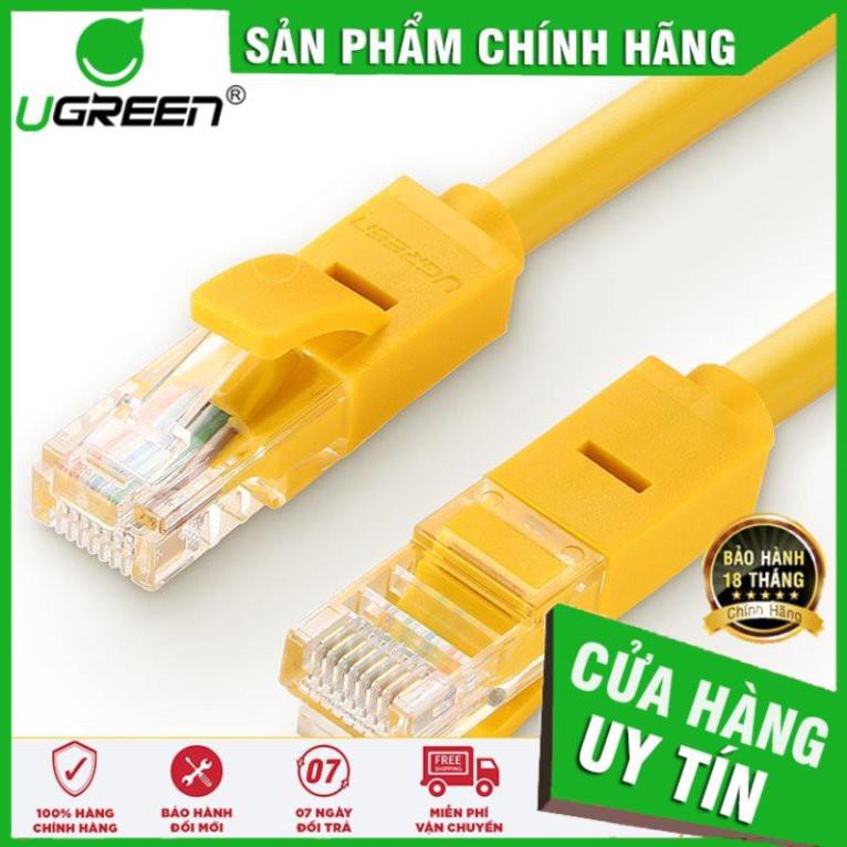 Dây mạng Cat 5 đúc sẵn  dài 5M Ugreen NW103 11233 ✔HÀNG CHÍNH HÃNG ✔