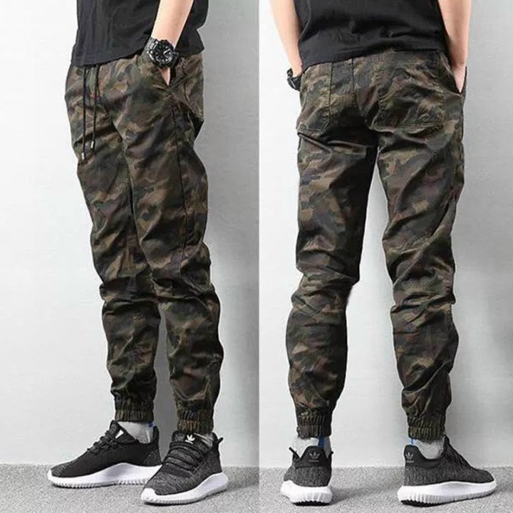 FREESHIP Quần  Kaki Nam Nữ Thiết Kế Kiểu Dáng Bộ Đội Độc Lạ Làm Từ Kaki Mềm Có Dây Rút Phù Hợp Các Loại Vòng 3 LUCA