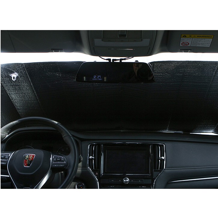 Tấm che nắng ô tô kính lái TCN01, Tấm chắn nắng ô tô 5 lớp tráng bạc phản quang chống nóng tia UV