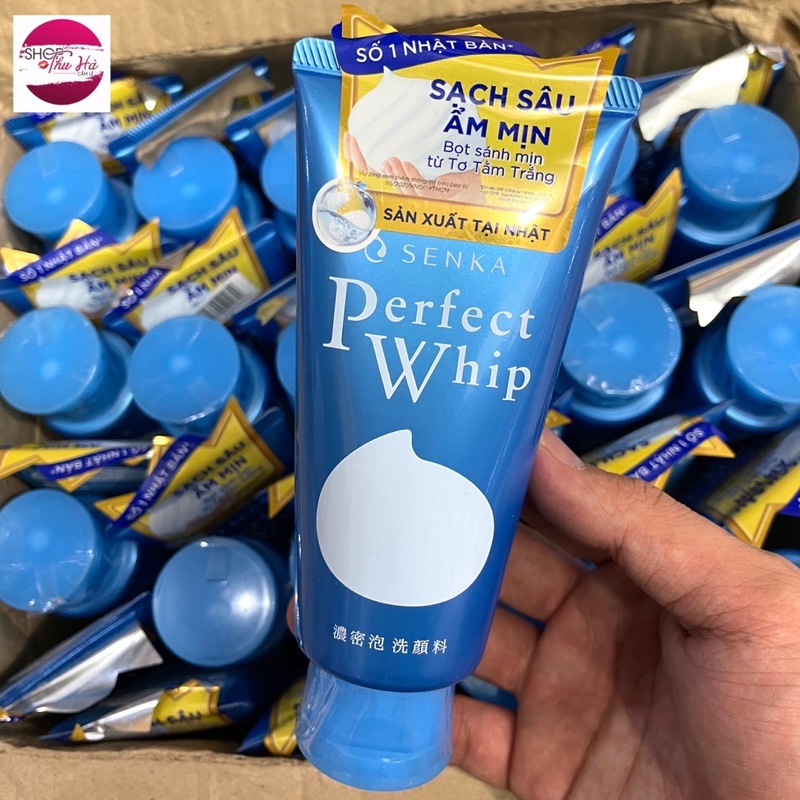 Sữa Rửa Mặt Tạo Bọt Senka Perfect Whip U 120g ( mẫu mới )
