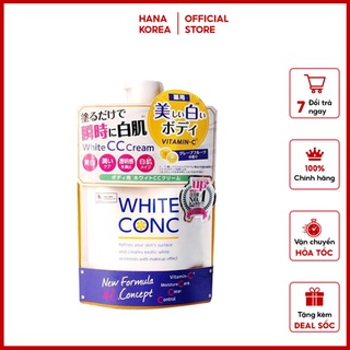 Sữa dưỡng thể trắng da nâng tone White Conc Vitamin C túi 200g Nhật Bản