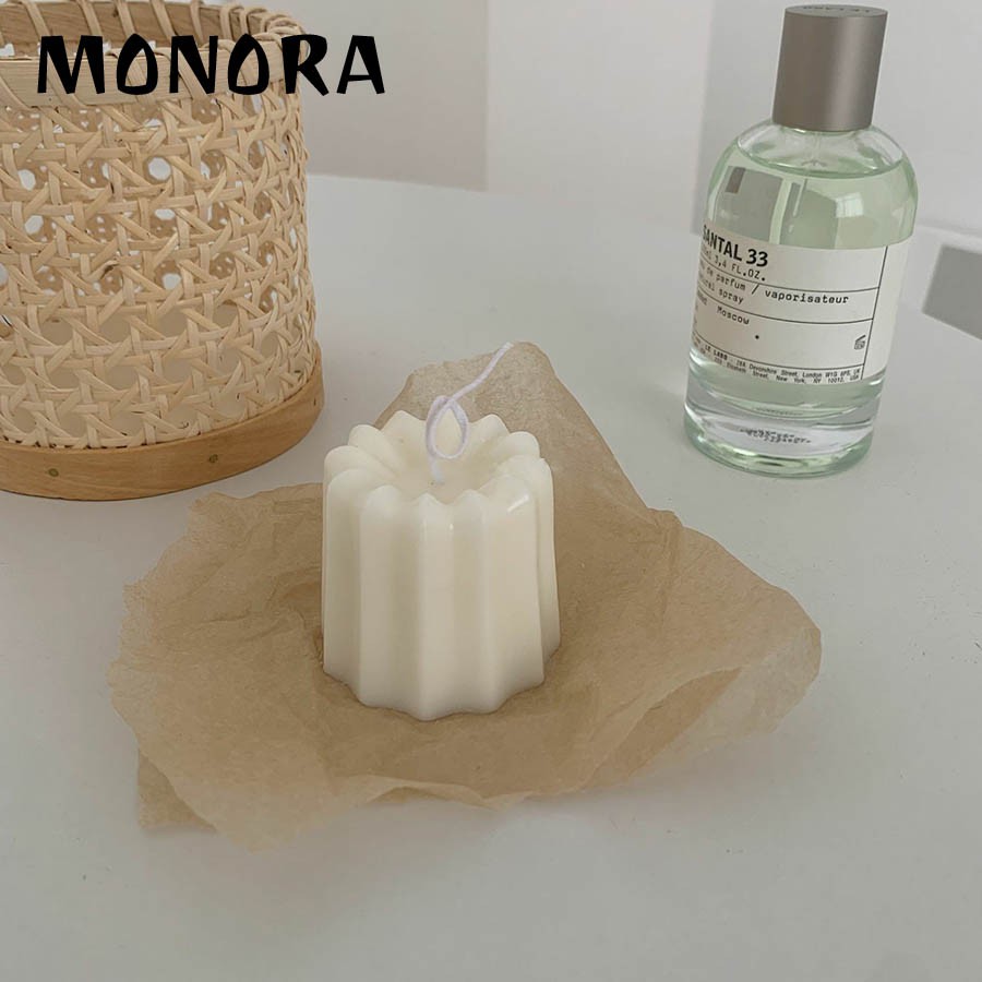 Nến decor hình bánh ngọt MONORA C2 trang trí không khói sáp decor phụ kiện trang trí phòng - candle decor