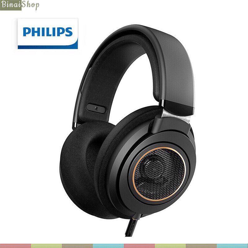 Philips SHP9600 - Tai Nghe Nhạc Hi-Fi Cao Cấp, Màng Loa Lớn 50mm, Thiết Kế Open-Back Cho Kiểm Âm, Làm Nhạc