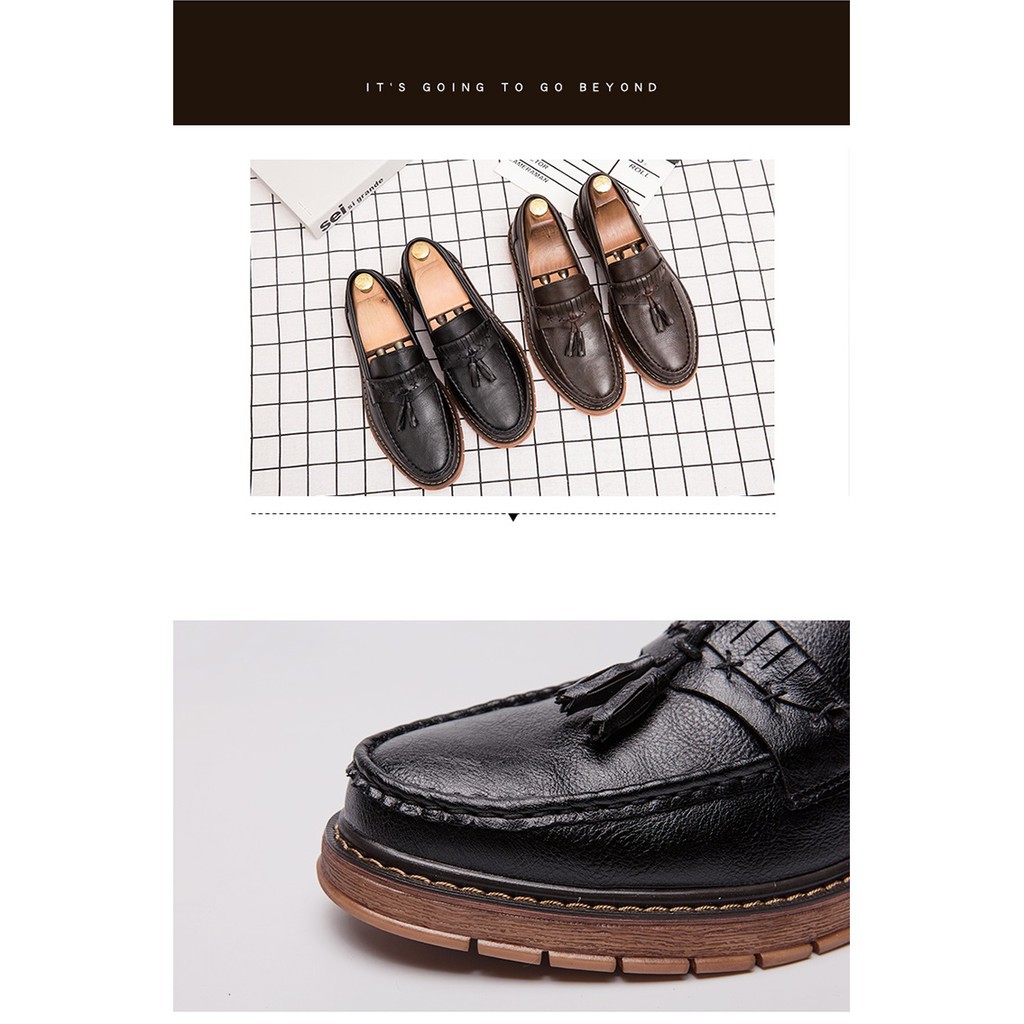 Classic fashion leather shoes for men