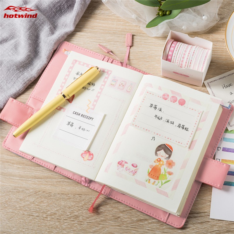 Set 10 Cuộn Băng Dính Trang Trí Họa Tiết Xinh Xắn