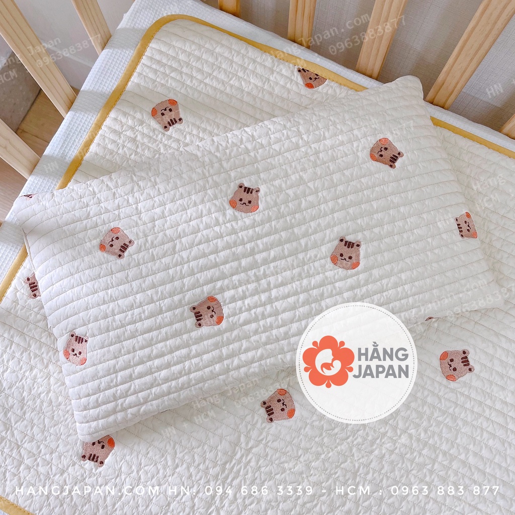 Thảm/gối điều hòa Dottodot Malolotte Hàn Quốc chính hãng thêu quilting made in Korea