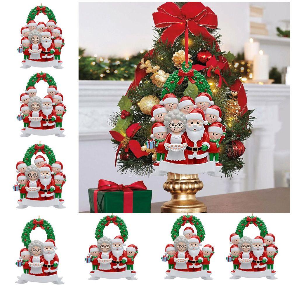 Phụ Kiện Treo Trang Trí Cây Thông Giáng Sinh Hình Ông Già Noel DIY