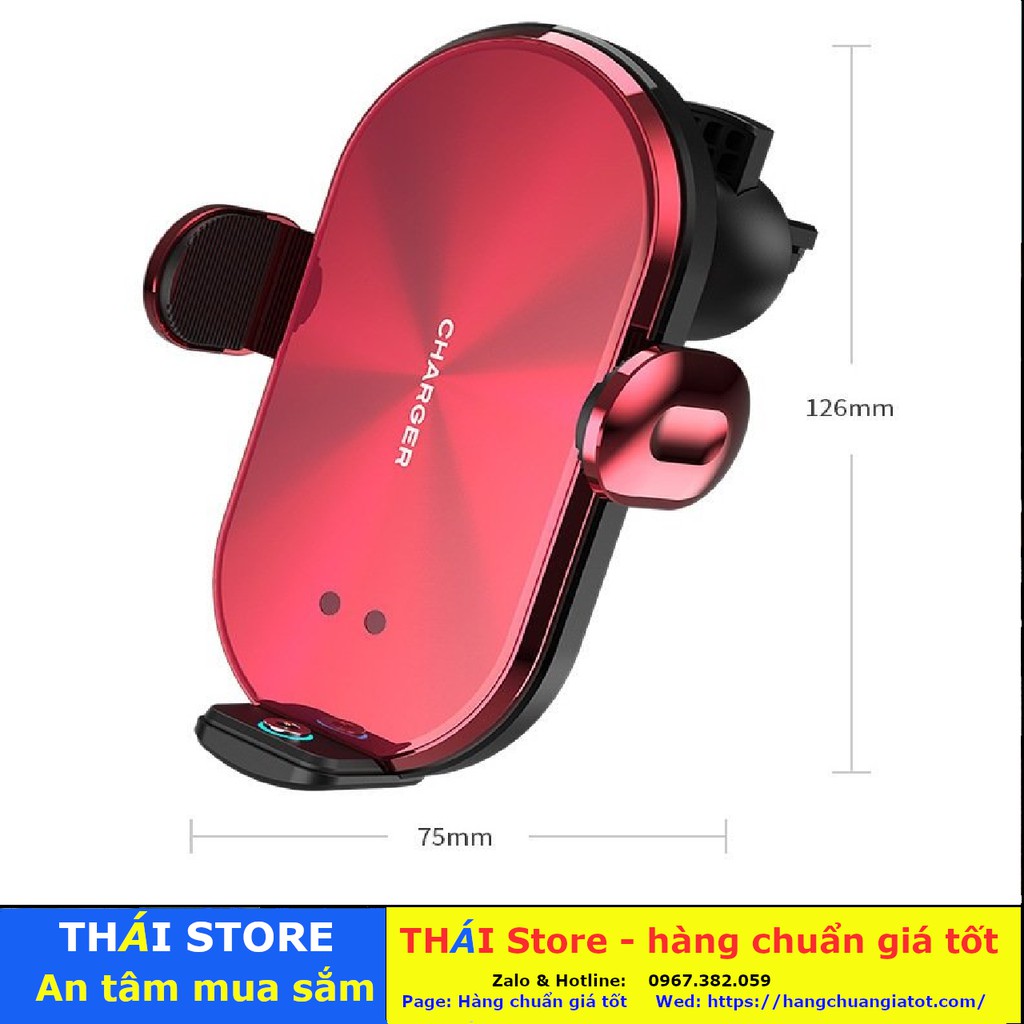 Kẹp  điện thoại kiêm sạc không dây ô tô 15W- Magic Clip V30S cao cấp cực đẹp giá gốc  - Bảo hành 6 tháng