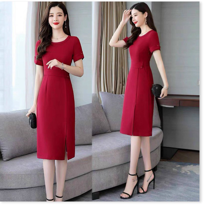 ĐẦM COTTON LỤA DÁNG SUÔNG MÁT LẠNH KHÁNH AN STORE