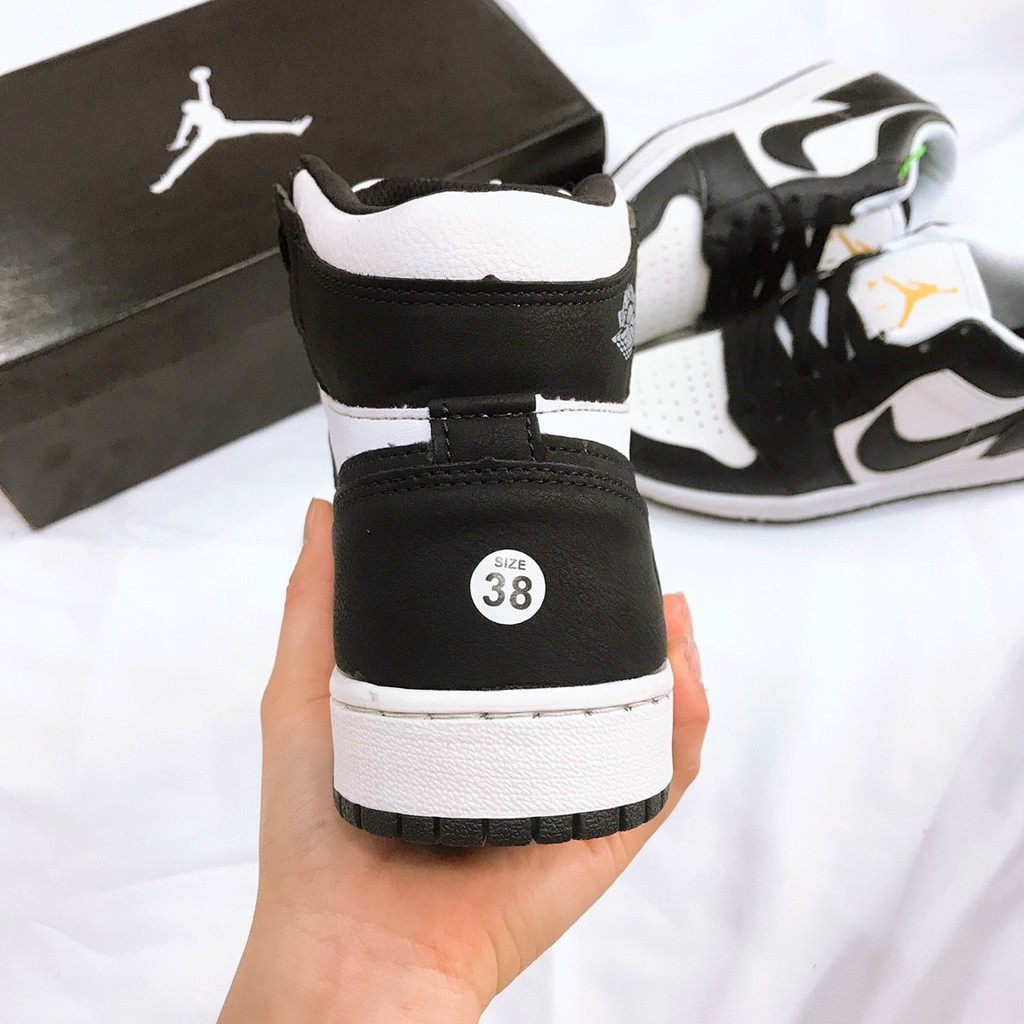 𝐆𝐢à𝐲 𝐉𝐨𝐫𝐝𝐚𝐧 𝐏𝐚𝐧𝐝𝐚 ⚡️𝕮ự𝖈 𝖈𝖍ấ𝖙⚡️ Giày thể thao 𝐉𝐨𝐫𝐝𝐚𝐧 cổ cao đen trắng nam nữ hàng cao cấp | BigBuy360 - bigbuy360.vn