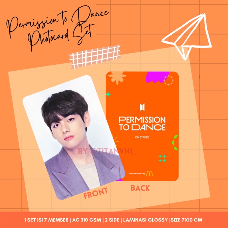 Bts PHOTOCARD: PTD Trên Sân Khấu Bộ Phân Phối LA