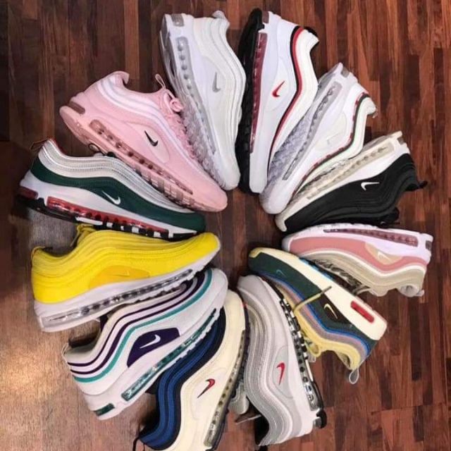 Giày Air max 97 hồng nhạt nữ