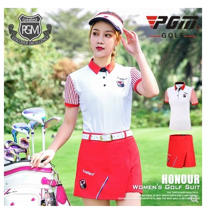 Set áo, vày Golf nữ chính hãng PGM YF174