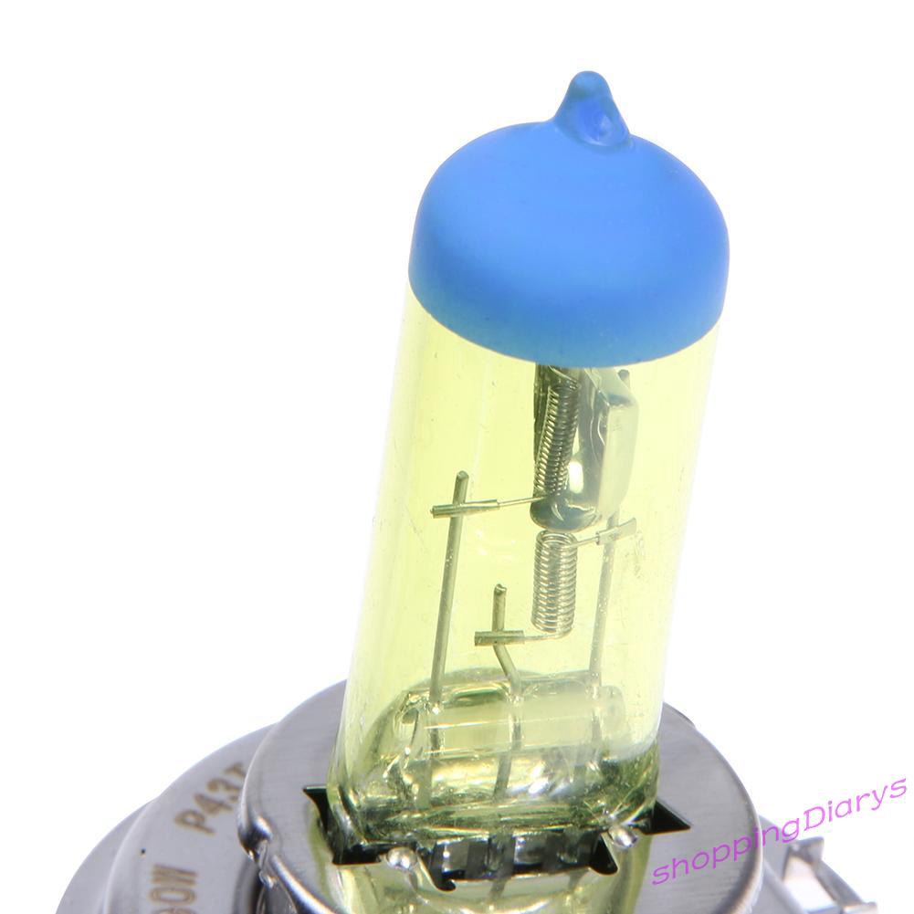 1 Bóng Đèn Pha Halogen H4 3000k 100w Ánh Sáng Vàng Cho Xe Hơi