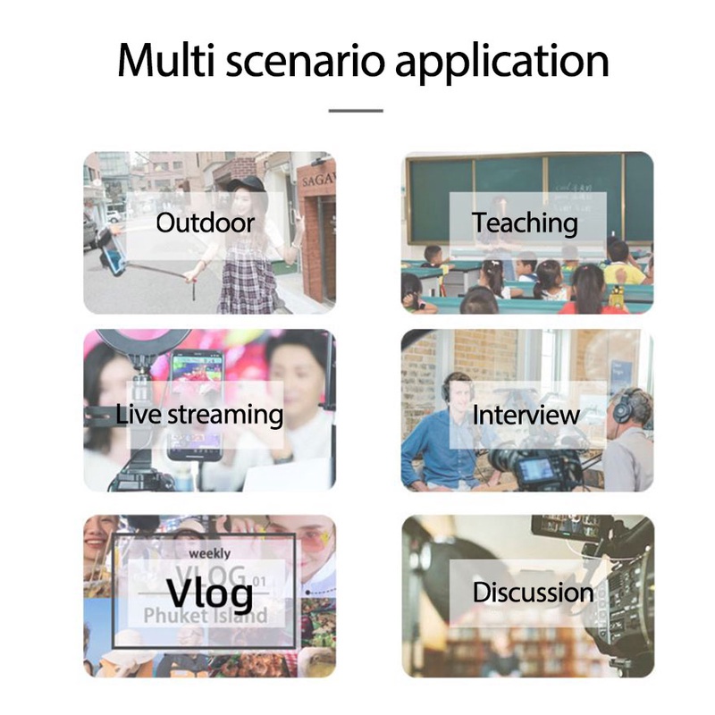 Micro ko dây/mini mic livestream/micro không dây cài áo/tablet táo/Android Vlog Type-C/Hải cảng Micrô