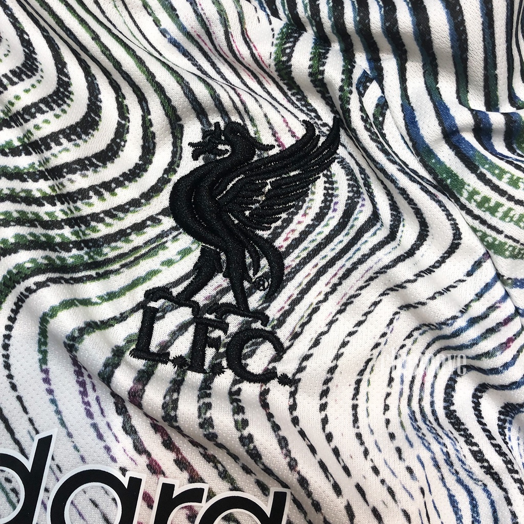 Bộ áo bóng đá Liverpool Trắng sân khách Thái cao cấp