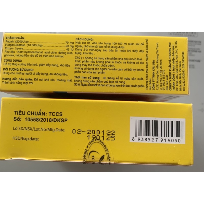 Viên sủi tiêu hoá GOLD PEPZINE giúp giảm tình trạng đầy bụng ,khó tiêu