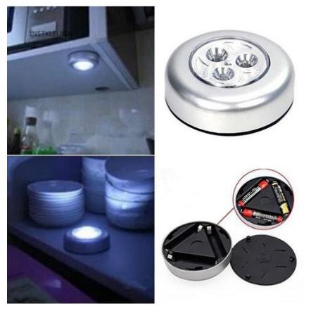 [NEW NEW] Đèn LED chạm cảm ứng - dán tường, tủ quần áo, đầu gường, tủ bếp, trần nhà ... chạy Pin AAA