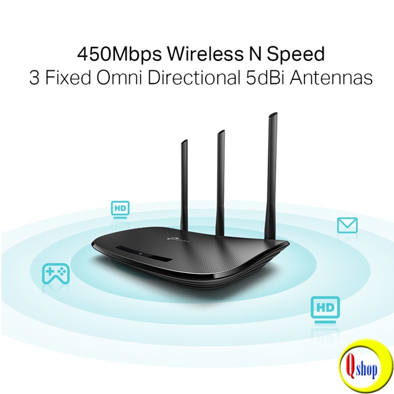 Bộ phát wifi TP-Link 940N Chuẩn N 450Mbps - Chính hãng