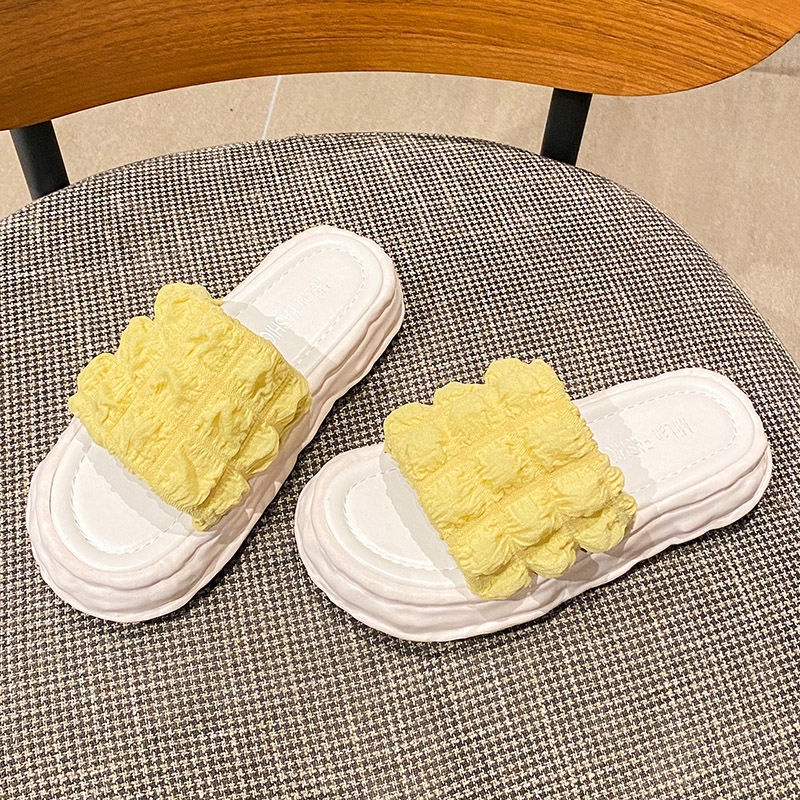 Dép Quai Ngang Đế Dày Thời Trang Cho Nữ