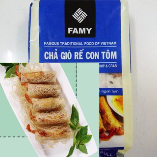 Chả giò rế con tôm Famy 500g (20 cuốn)