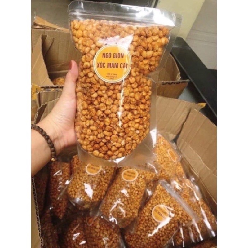 1.5kg Ngô Nếp Sấy Giòn Sóc Mắm Cay