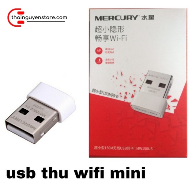 USB Mini thu sóng WIFI Mercury MW150US