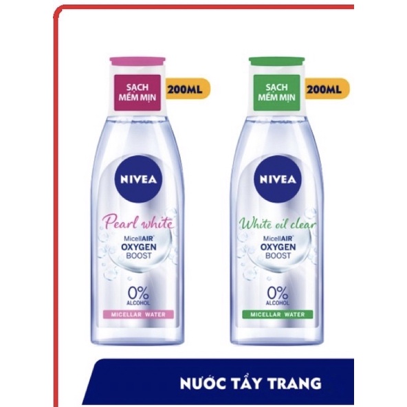 Nước tẩy trang dịu nhẹ Nivea (125ML/200ML)