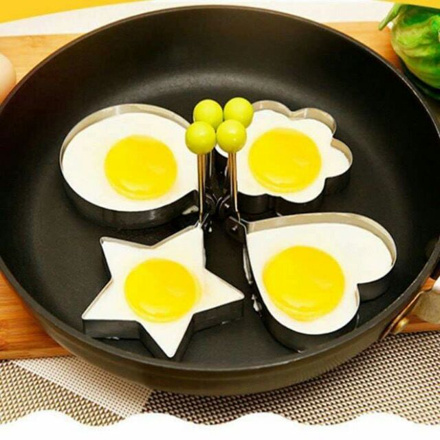 4 khuôn rán trứng, làm bánh