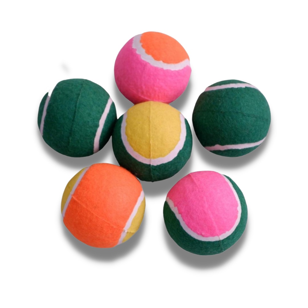 Tpets Đồ Chơi Banh Tenis Cho Chó Mèo Bằng Cao Su Tự Nhiên