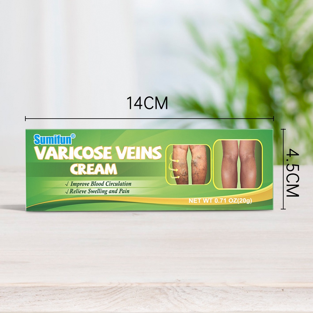 Kem chống giãn tĩnh mạch, tinh chất thảo dược thiên nhiên 100%, chống suy giãn, giảm đau, ngứa