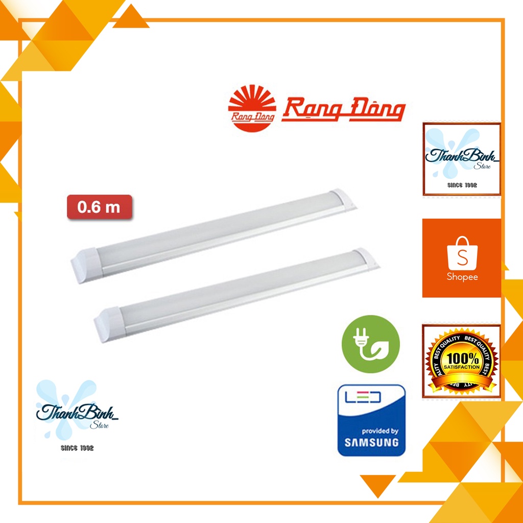 BỘ ĐÈN TUÝP LED M26 BÁN NGUYỆT 0.3M/ 0.6M/ 1.2M- RẠNG ĐÔNG (ÁNH SÁNG TRẮNG/ 3 MÀU)