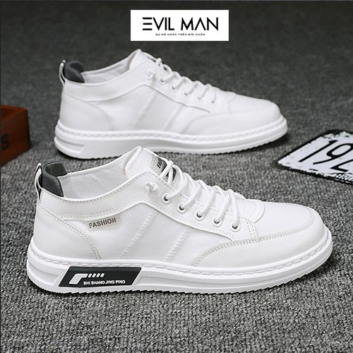 Giày thể thao, Giày sneaker nam EVIL SPORT 77 2 màu Trắng và Đen