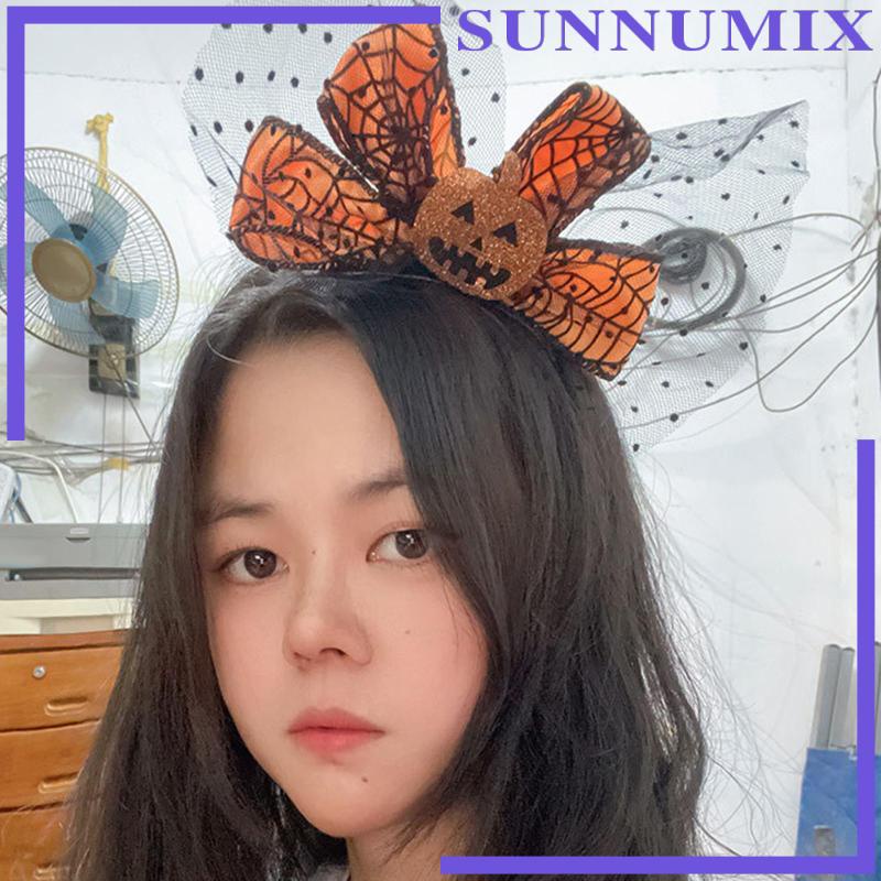 Băng Đô Cài Tóc Đính Nơ Hóa Trang Halloween