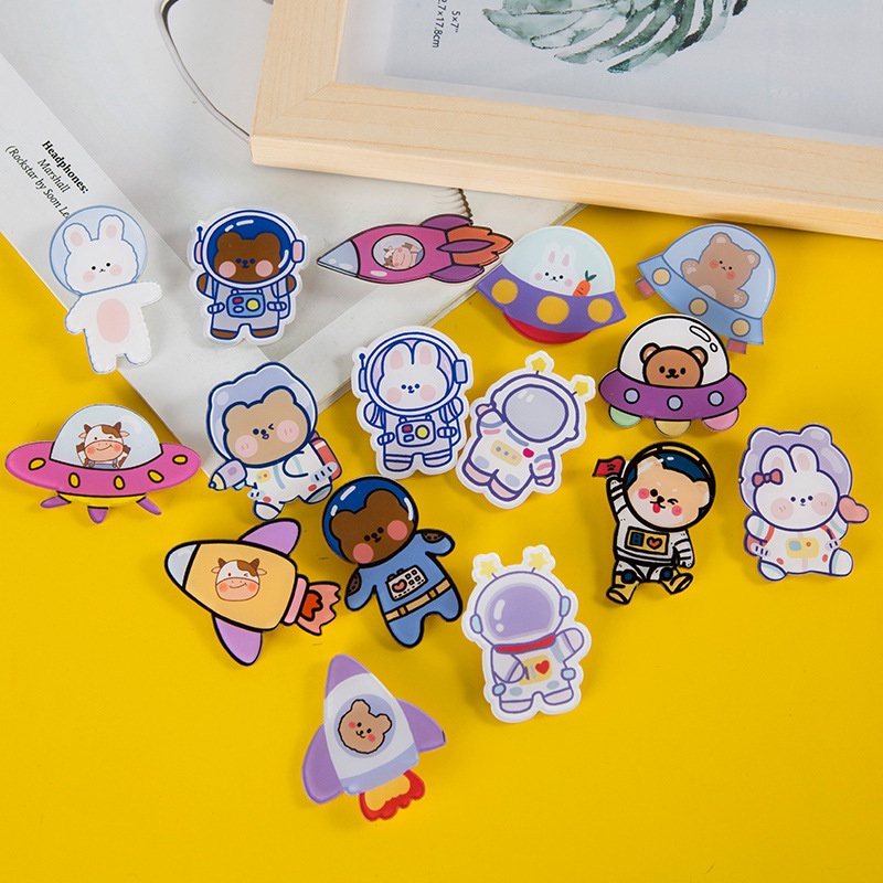 Pin cài áo sticker phụ kiện trang trí túi xách balo đáng yêu LOT STORE ST1200