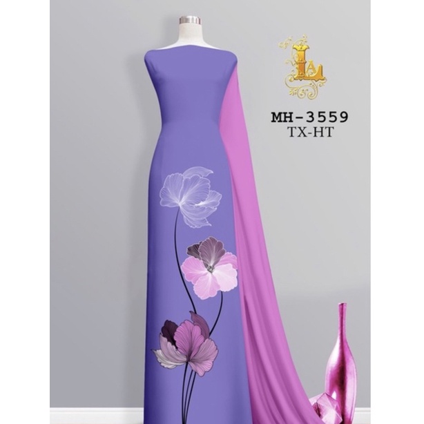 Vải áo dài in 3D