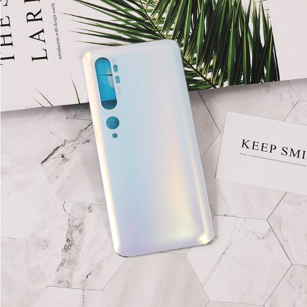 Nắp lưng Xiaomi Mi Note 10 / Mi Note 10 Pro  - Chất liệu kính - Tặng kèm keo