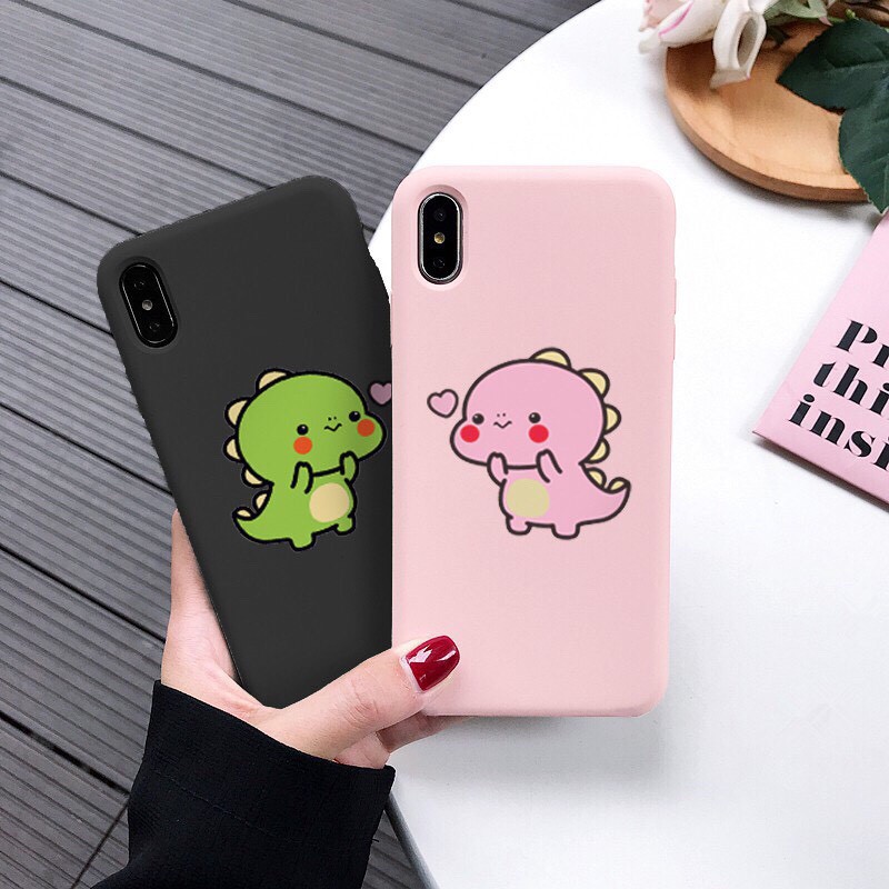 ỐP IPHONE - Ốp LƯNG - Hot Dẻo - M691 Khủng long đáng yêu