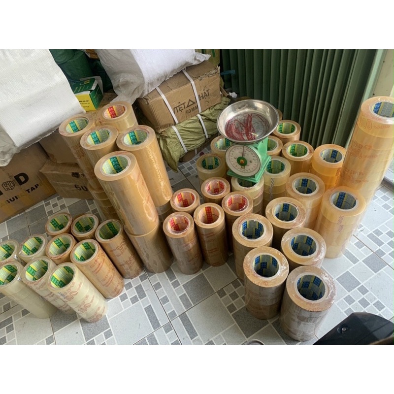 băng keo dán thùng (loại tốt) (100 ya)