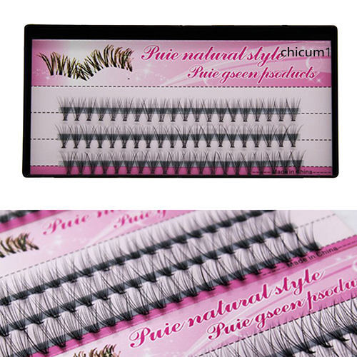 [Hàng mới về] Hộp 60 cụm lông mi giả nối dài trang điểm chuyên nghiệp chất lượng cao