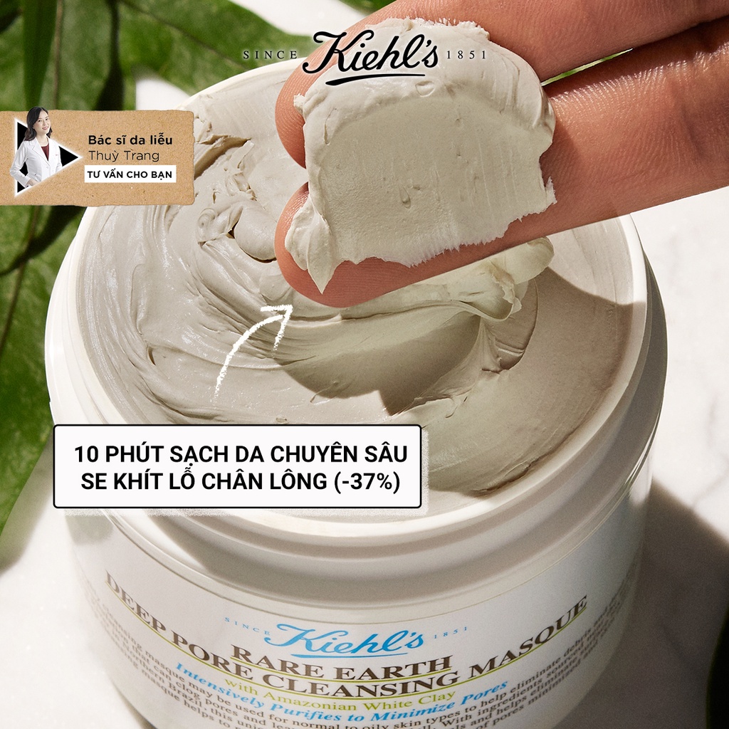 Mặt nạ đất sét Kiehls Rare Earth Deep Pore Cleansing Masque