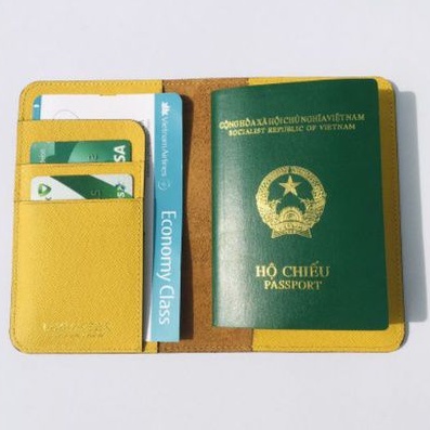 (da thật) ví passport da thật,ví đựng hộ chiếu thời trang Lucaster store bảo trì trọn đời