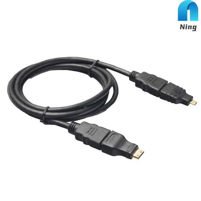 Đầu Chuyển Đổi Ning HD 3 Trong 1 HDMI-compatible Mini HDMI-compatible Mini V1.4