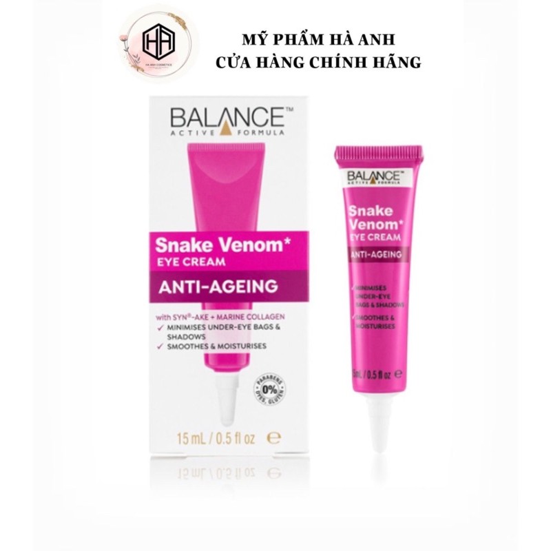 Kem Dưỡng Mắt Nọc Rắn Balance Active Formula Snake Venom Eye Cream