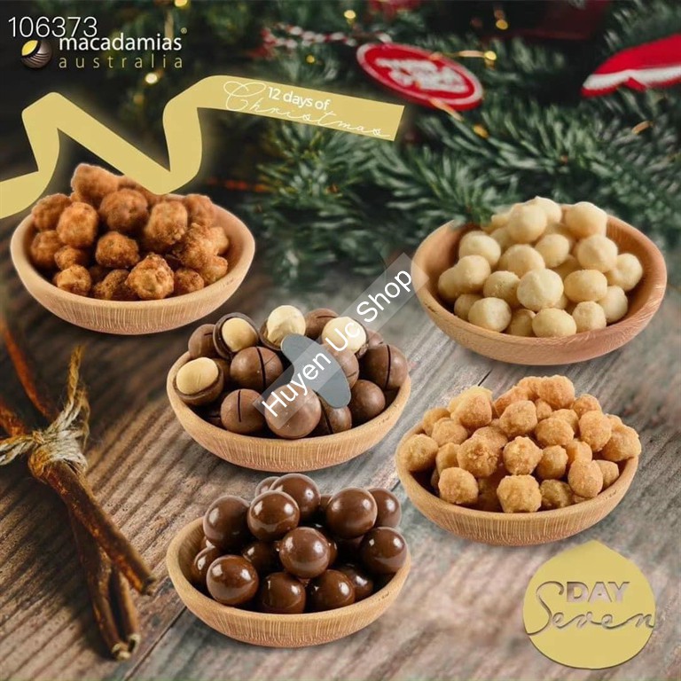 Hạt Macca Úc Macadamias  Austrilia 225g