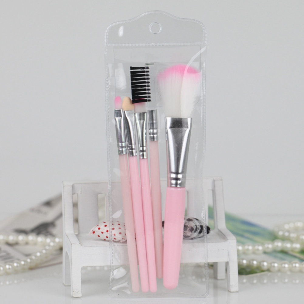Set 5 cọ trang điểm đa năng dễ mang theo chất lượng cao