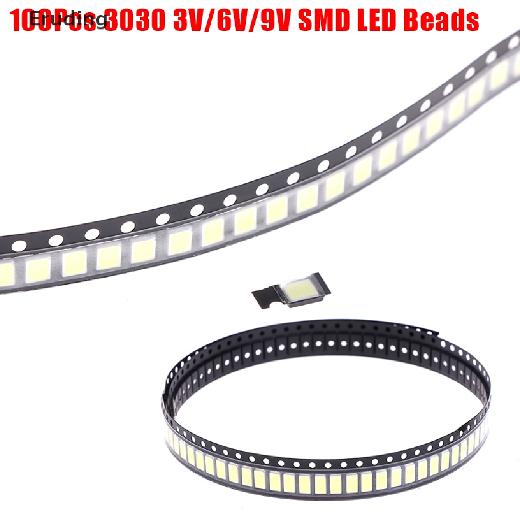 Bộ 100 điốt đèn led 3030 smd 1w 3v / 6v / 9v chất lượng cao