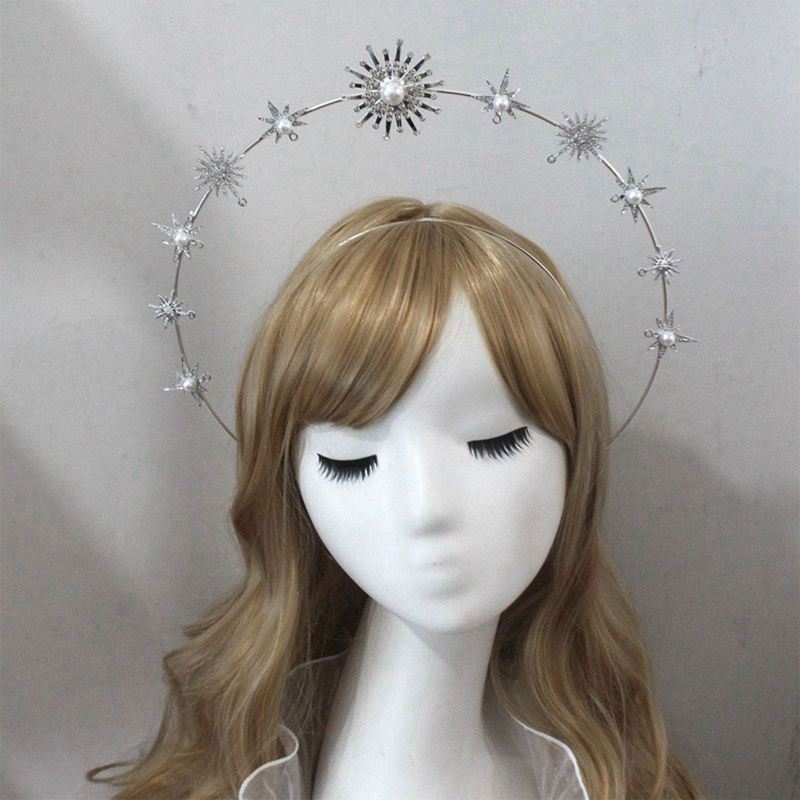 Băng Đô Cài Tóc Hình Vương Miện Phong Cách Lolita