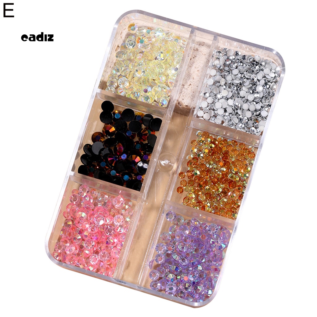 1 Hộp Phụ Kiện Trang Trí Móng Nghệ Thuật DIY Sáng Bóng