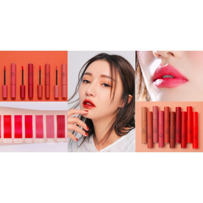 [ HOT - BẢNG MÀU MỚI ] SON 3CE VELVET LIP TINT CHÍNH HÃNG - VỀ THÊM 5 MÀU MỚI